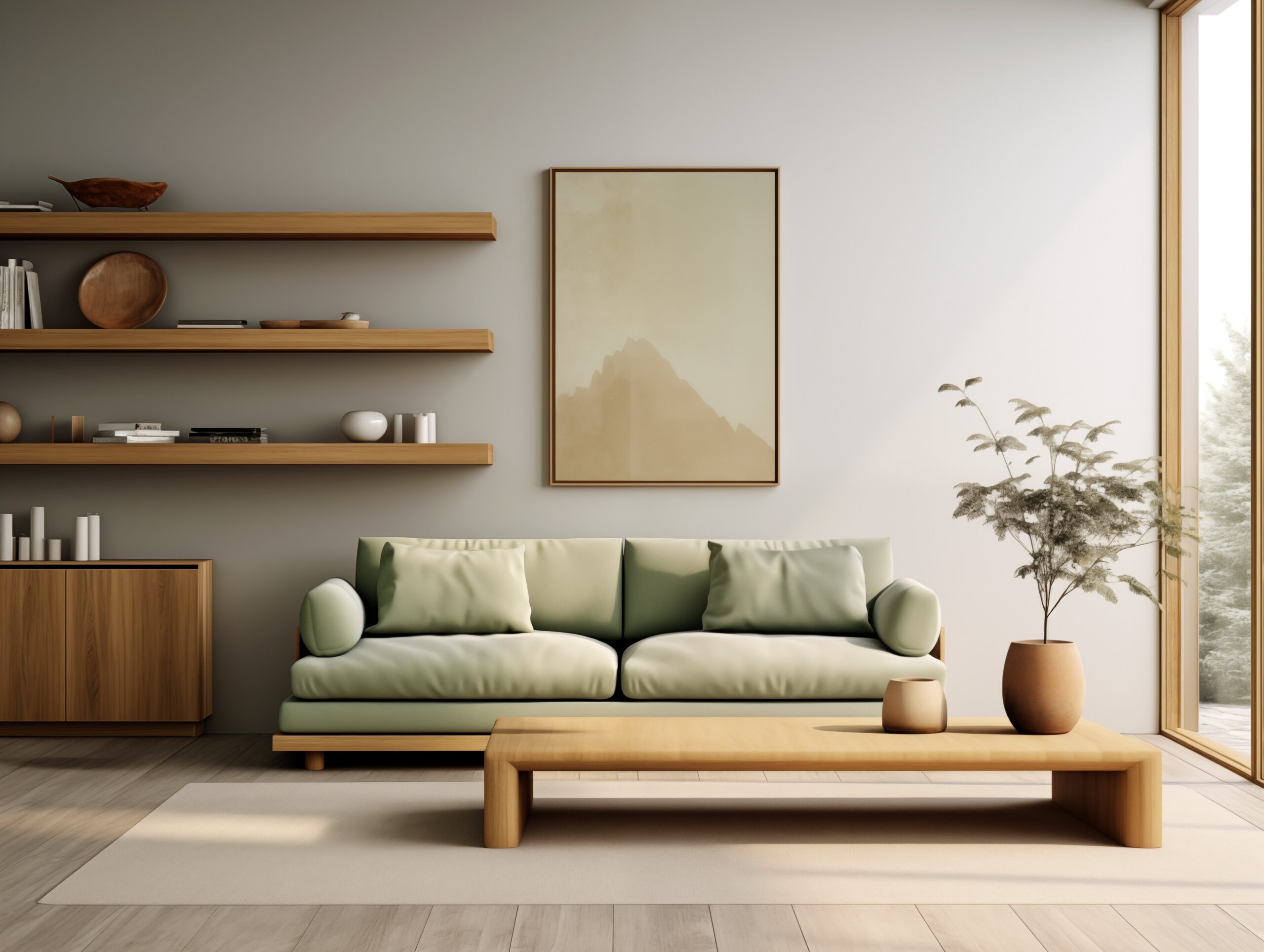 Refreshing Japandi Color Palette